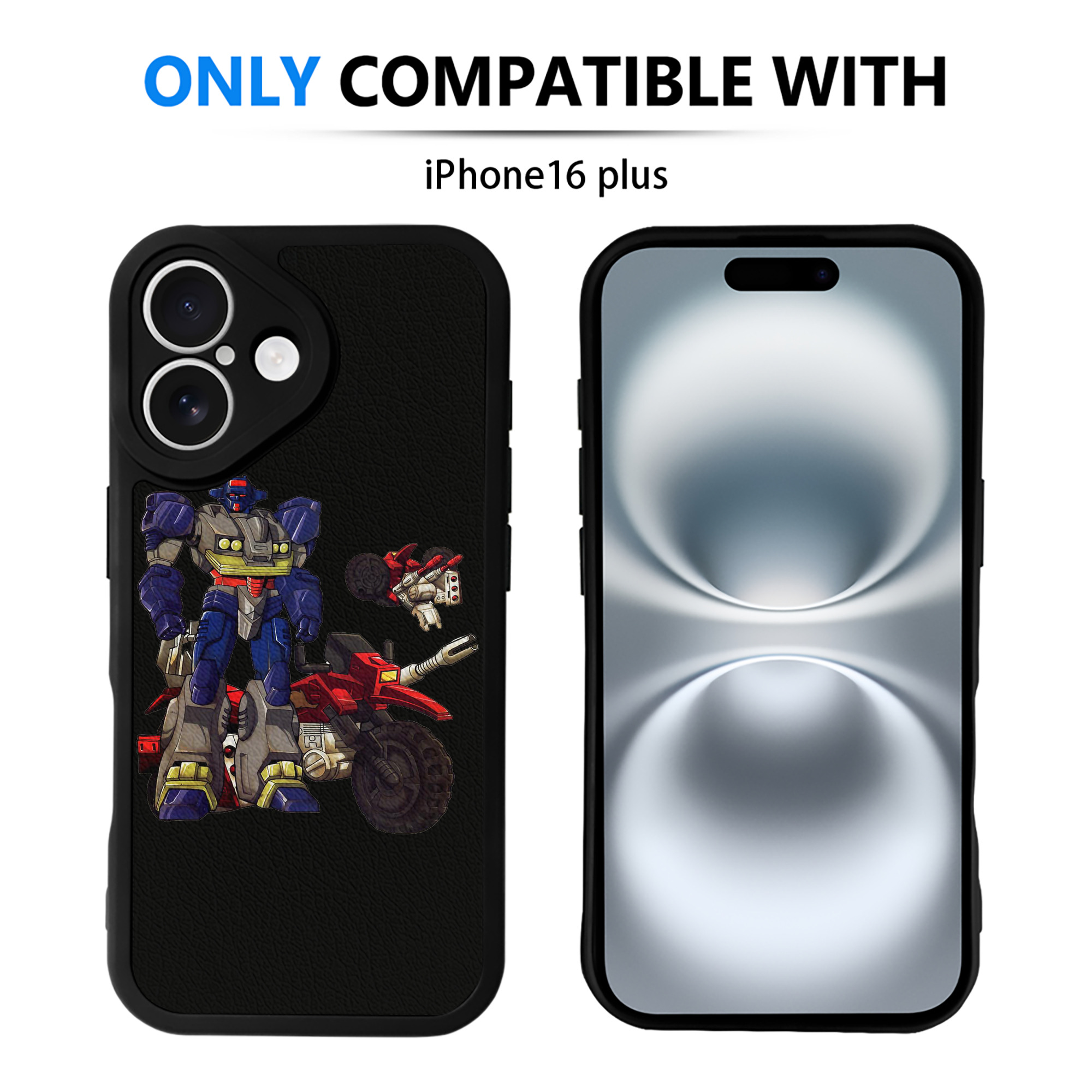 （画像用）  【iPhone 16シリーズ対応】シリコンスマホケース（レザー調） 材質：シリコン